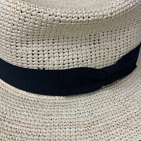 Anthropologie Eleganicia Tropical Boater hat new wtags main image 10